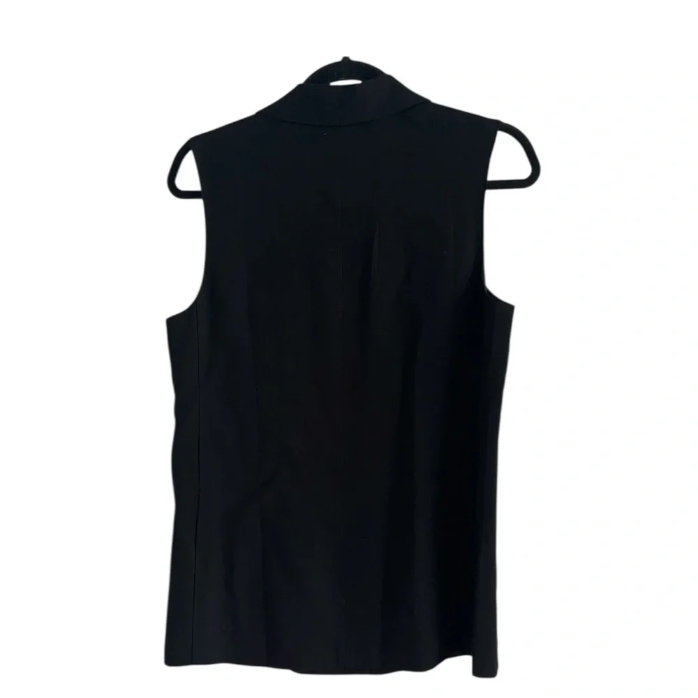 Sanctuary Women's Black Gilet Notched Collar Vest Size XS - Picture 2 of 7